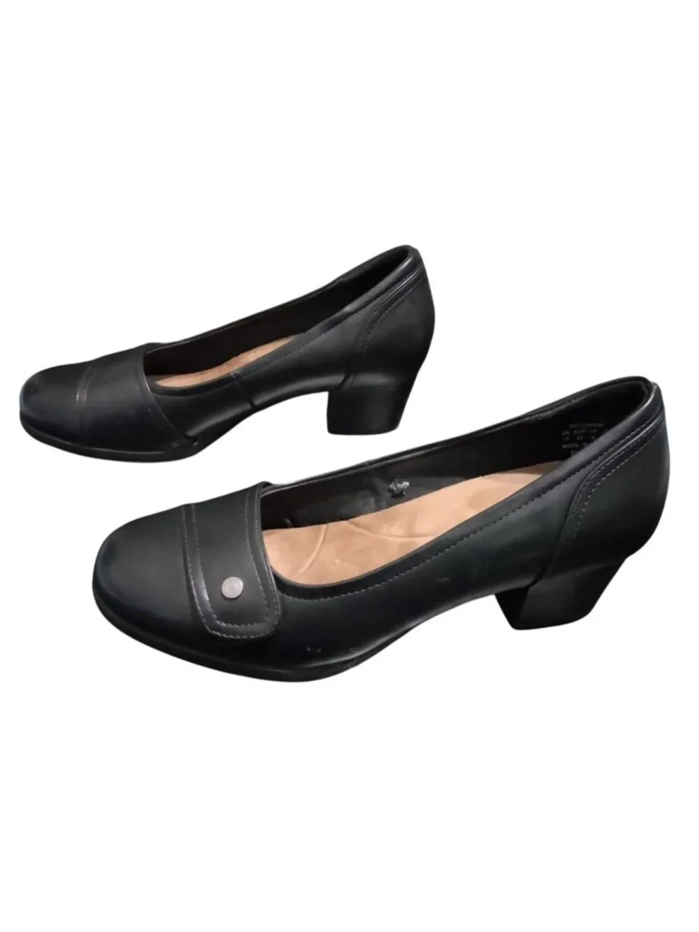 Dream Pairs Size 11 Heels Black Mary Jane Adjustable Strap Comfortable